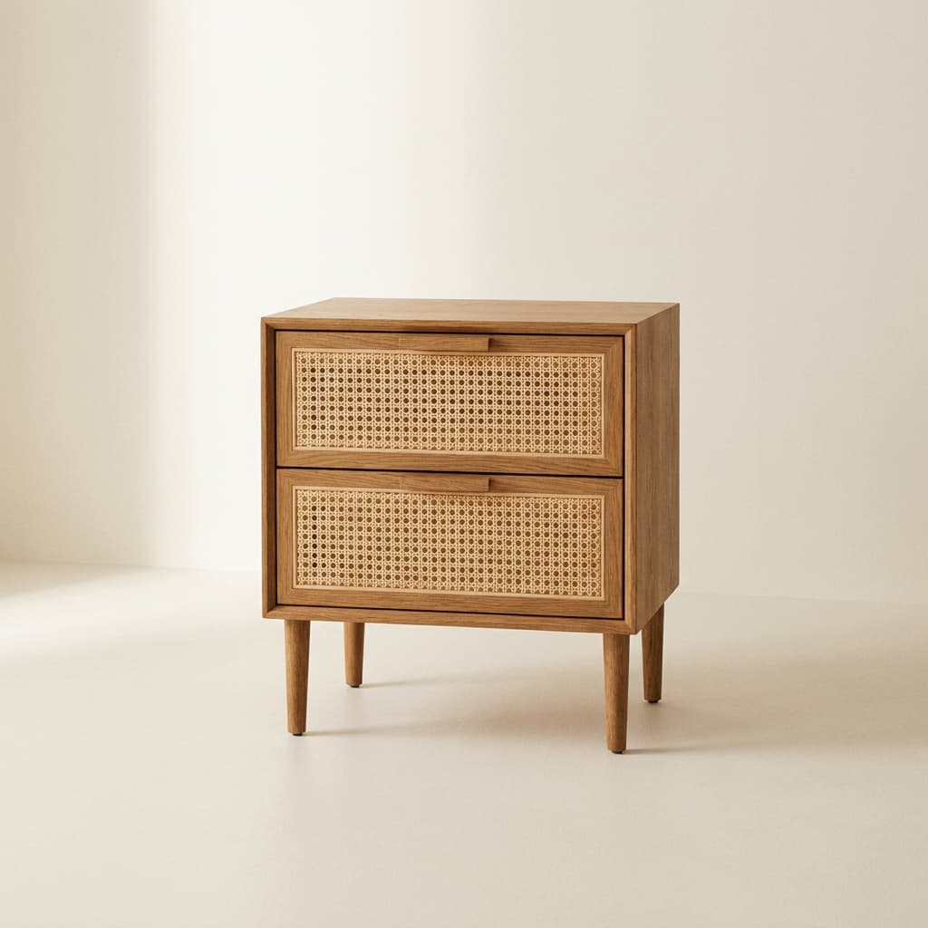 Cane Nightstand