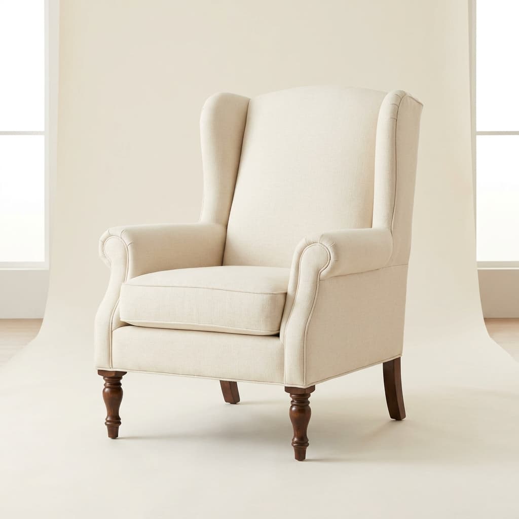 Cream Wingback